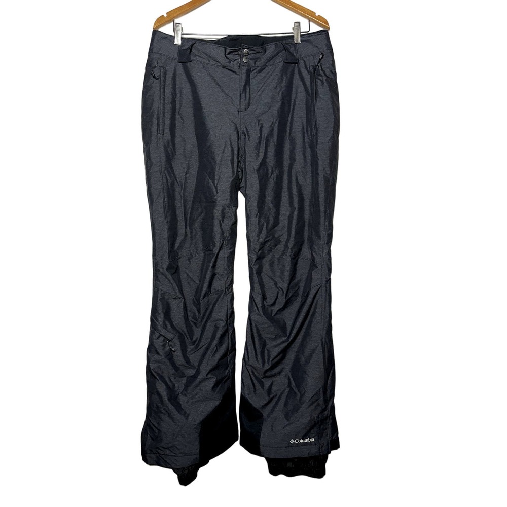 Columbia Women's Bugaboo Omni-Heat Insulated Black Ski Pants Size Large‎